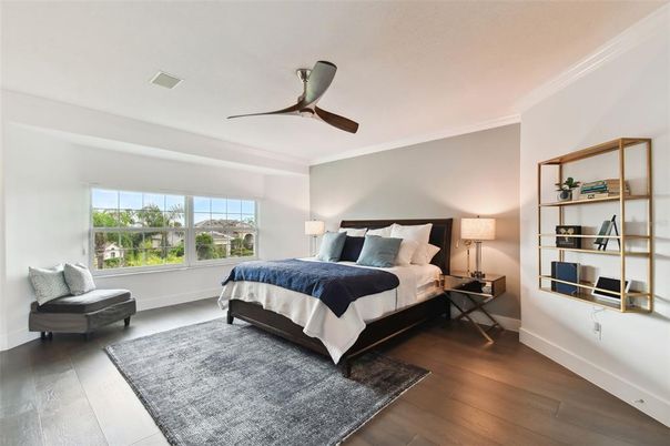 Bedroom, Interior, Wood Texture Flooring