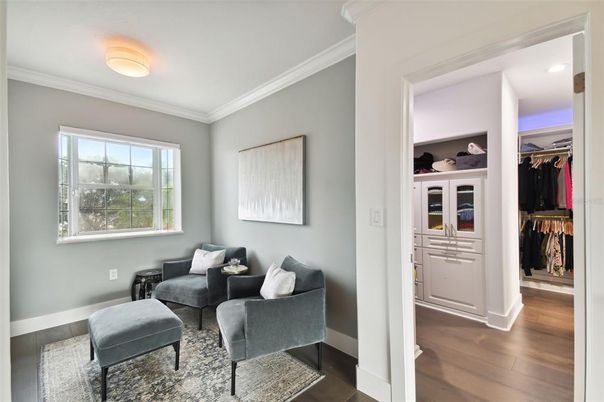 Interior, Recessed Lighting, Walk-in Closets, Wood Texture Flooring