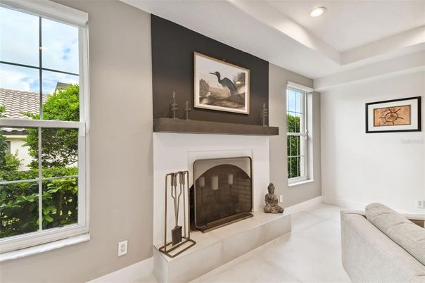 Fireplace, Interior, Recessed Lighting