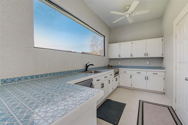 Interior, Kitchen, Tile Countertops