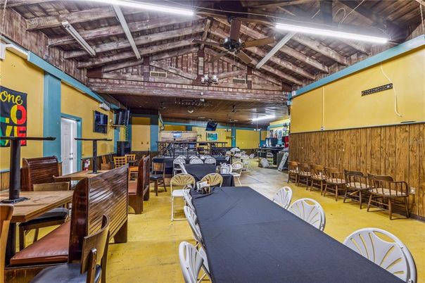Dining room, Interior, Wooden Beams