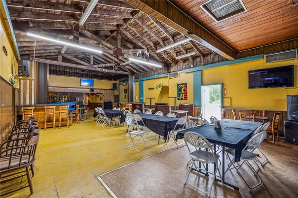 Dining room, Interior, Wooden Beams, Wooden Ceilings, Wood Texture Flooring
