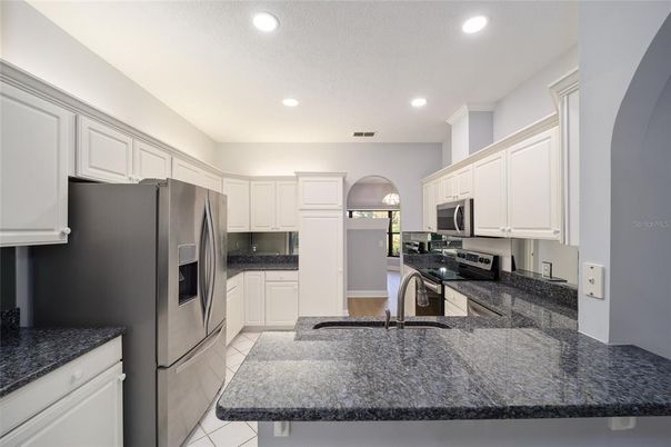 Interior, Kitchen, Recessed Lighting, Stainless Steel Appliances