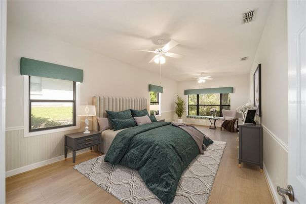 Bedroom, Interior, Wood Texture Flooring