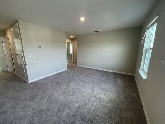 Empty room, Interior, Recessed Lighting