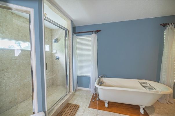 Bathroom, Free Standing Baths, Glass Shower, Interior