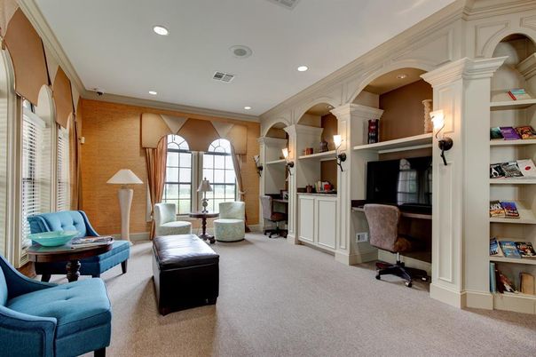 Home Office, Interior, Recessed Lighting