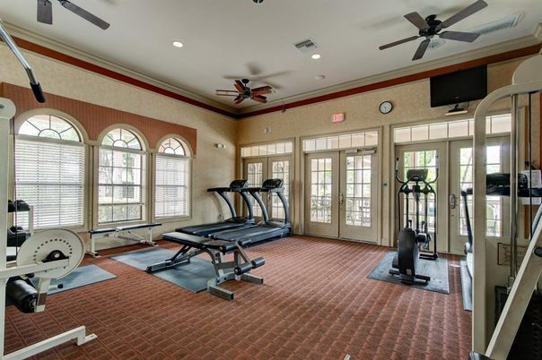Fitness Equipment, Gym, Interior, Recessed Lighting