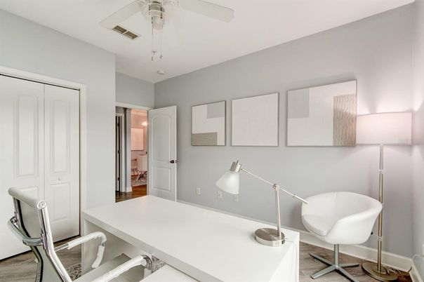 Home Office, Interior, Wood Texture Flooring