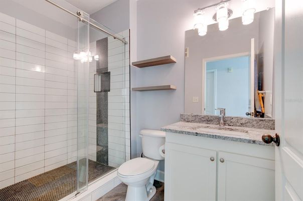 Bathroom, Glass Shower, Interior