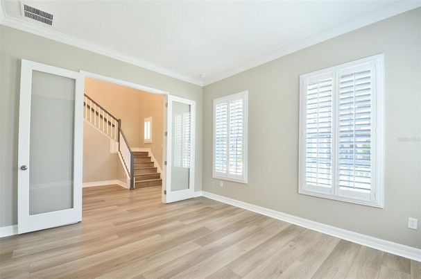 Empty room, Interior, Wood Texture Flooring