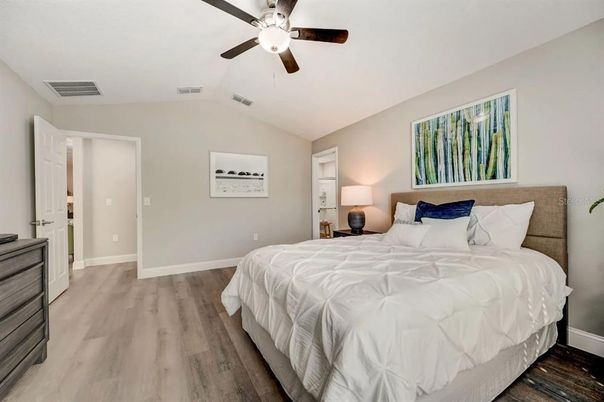 Bedroom, Interior, Wood Texture Flooring