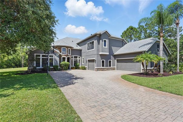 Attached, Backyard, Exterior, Facade, Mediterranean