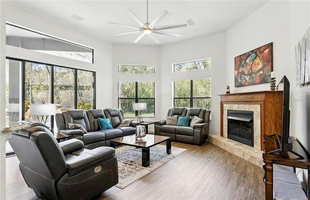 Fireplace, Interior, Living room, Wood Texture Flooring