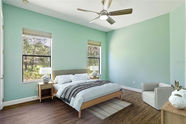 Bedroom, Interior, Wood Texture Flooring