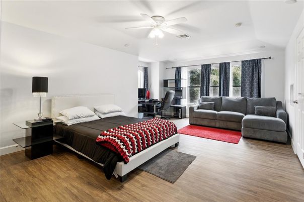 Bedroom, Interior, Wood Texture Flooring