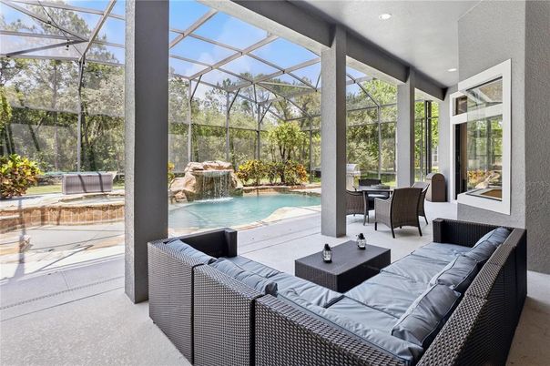 Glass Ceilings, Interior, Pool, Recessed Lighting, Sun Room