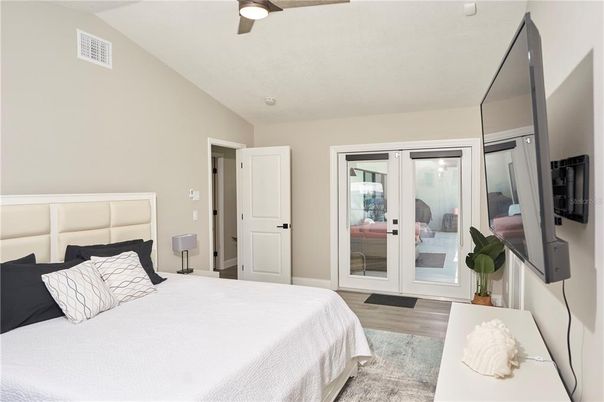 Bedroom, Interior, Wood Texture Flooring