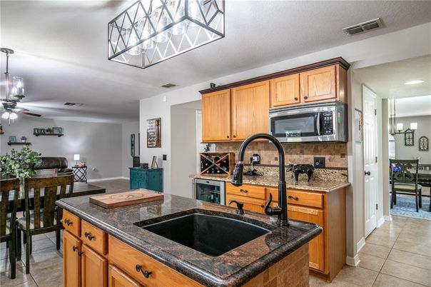 Dining room, Interior, Kitchen, Recessed Lighting