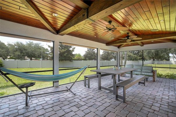 Backyard, Exterior, Sun Room, Wooden Ceilings