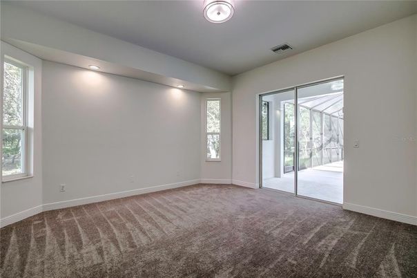 Empty room, Interior, Recessed Lighting