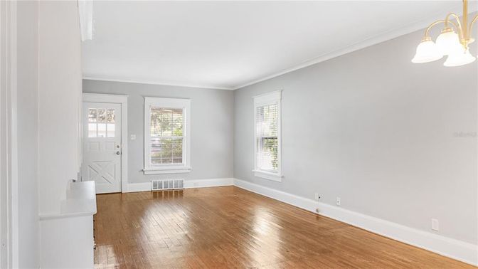 Empty room, Interior, Wood Texture Flooring