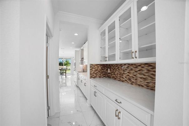 Interior, Kitchen, Marble, Recessed Lighting