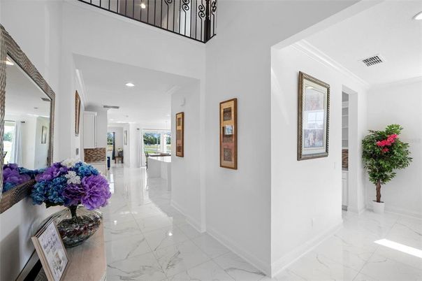 Interior, Marble, Recessed Lighting