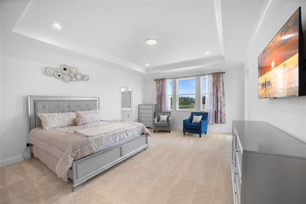 Bedroom, Interior, Recessed Lighting