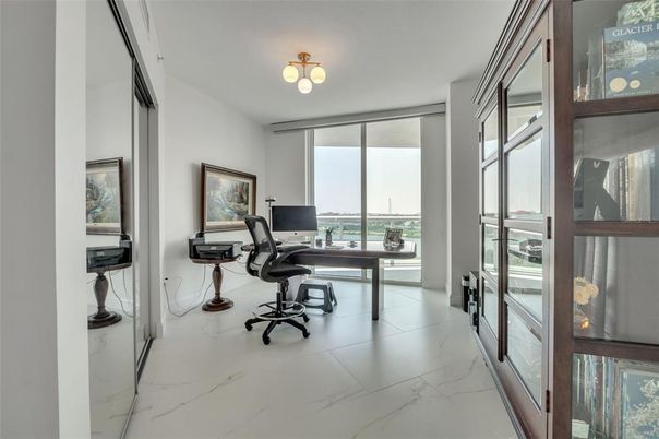 Home Office, Interior, Marble