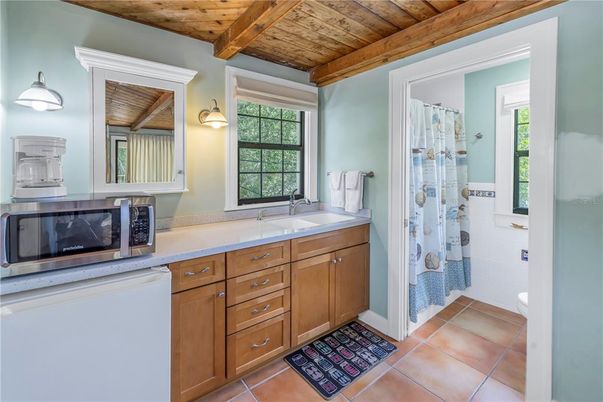 Bathroom, Interior, Wooden Beams, Wooden Ceilings