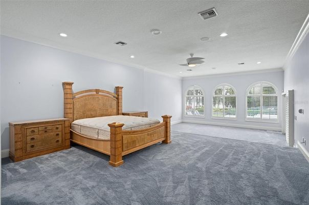 Bedroom, Interior, Recessed Lighting