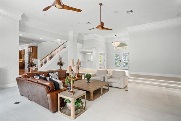 Interior, Living room, Pendant Lights, Recessed Lighting