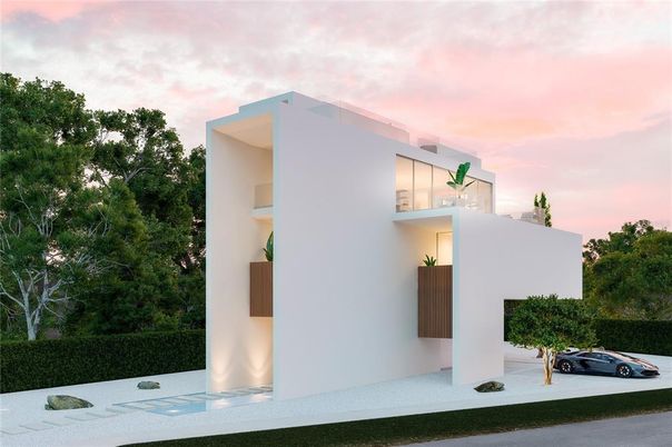 Exterior, Facade, Modern