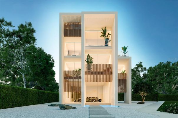Exterior, Facade, Modern