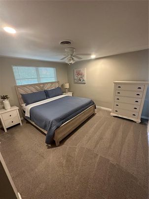 Bedroom, Interior, Recessed Lighting