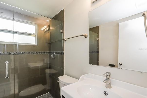 Bathroom, Glass Shower, Interior