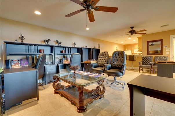Home Office, Interior, Recessed Lighting