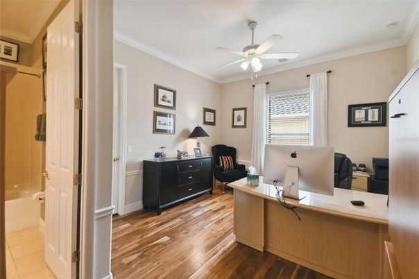 Home Office, Interior, Wood Texture Flooring