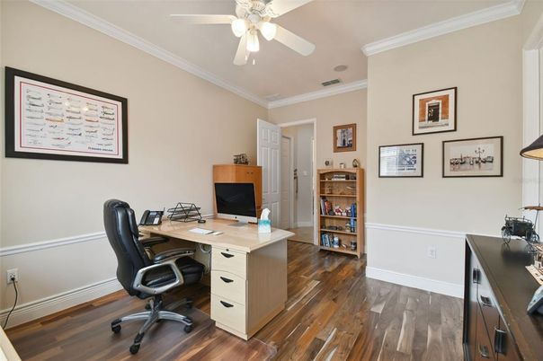 Home Office, Interior, Wood Texture Flooring