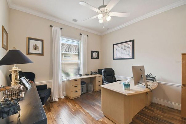Home Office, Interior, Wood Texture Flooring