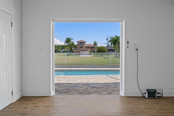 Interior, Pool, Wood Texture Flooring