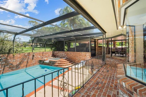 Glass Ceilings, Interior, Pool, Stone Walls, Sun Room
