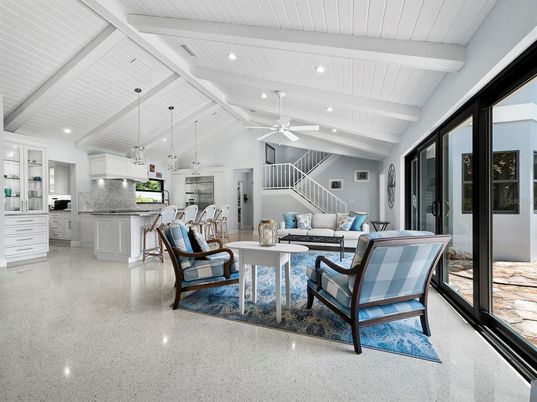 Interior, Kitchen, Living room, Pendant Lights, Recessed Lighting