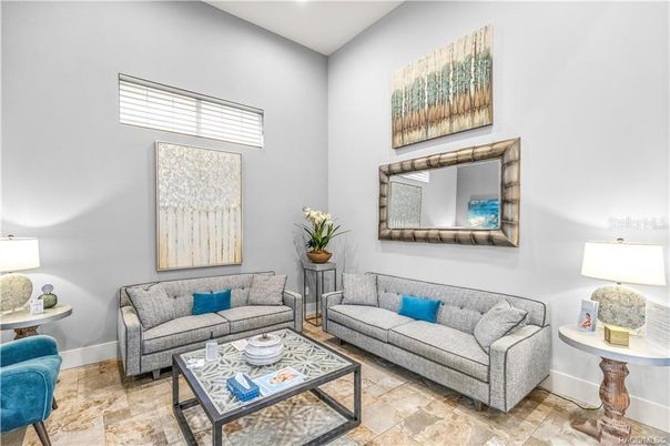 Interior, Living room, Recessed Lighting