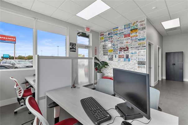 Home Office, Interior, Recessed Lighting
