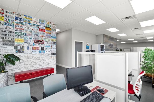 Home Office, Interior, Recessed Lighting