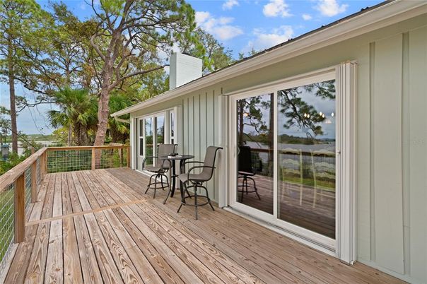 Exterior, Wood Texture Flooring