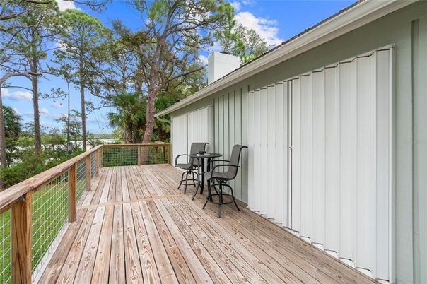 Exterior, Wood Texture Flooring