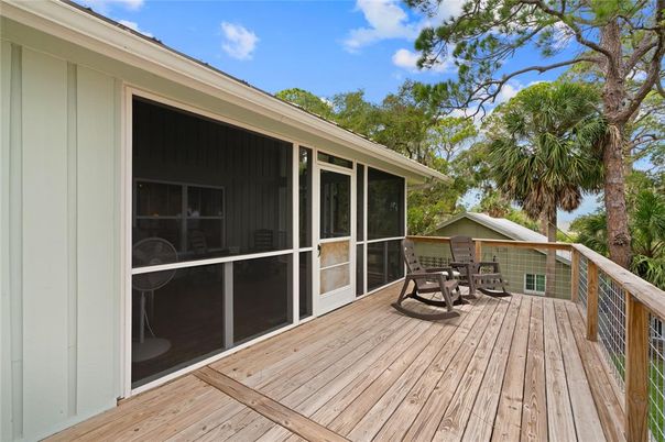 Exterior, Wood Texture Flooring